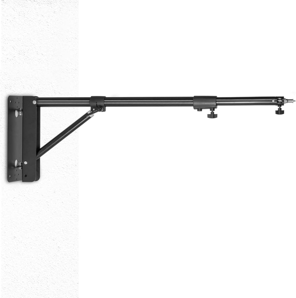 Triangle Wall Mounting Boom Arm Light Stand, Max Length 51.2 inches/130cm B250
