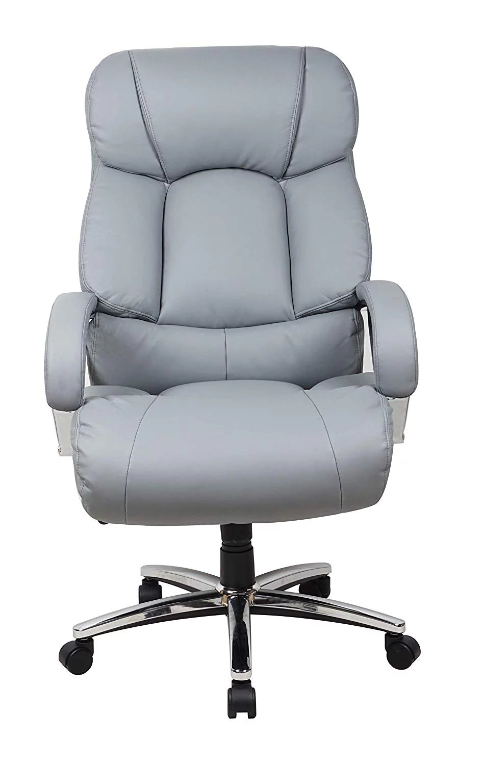 Gray Leather Office Chair E8295