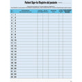 Blue Patient Sign-In Labels 125 Sheets/Pack A6865