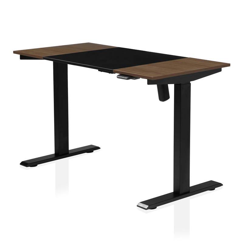 Black Metal 2-Piece Desk and Chair Set Z422531
