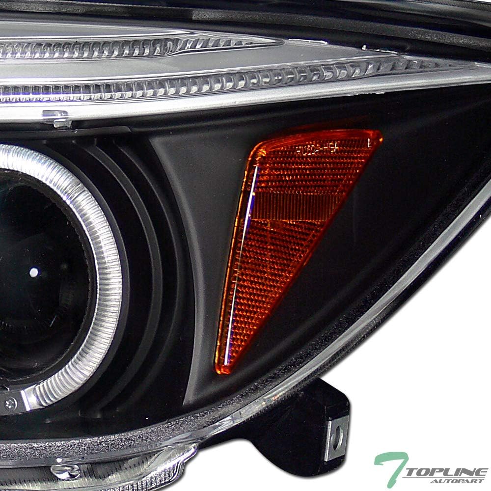 Black Housing Halo LED Projector Headlights K87731