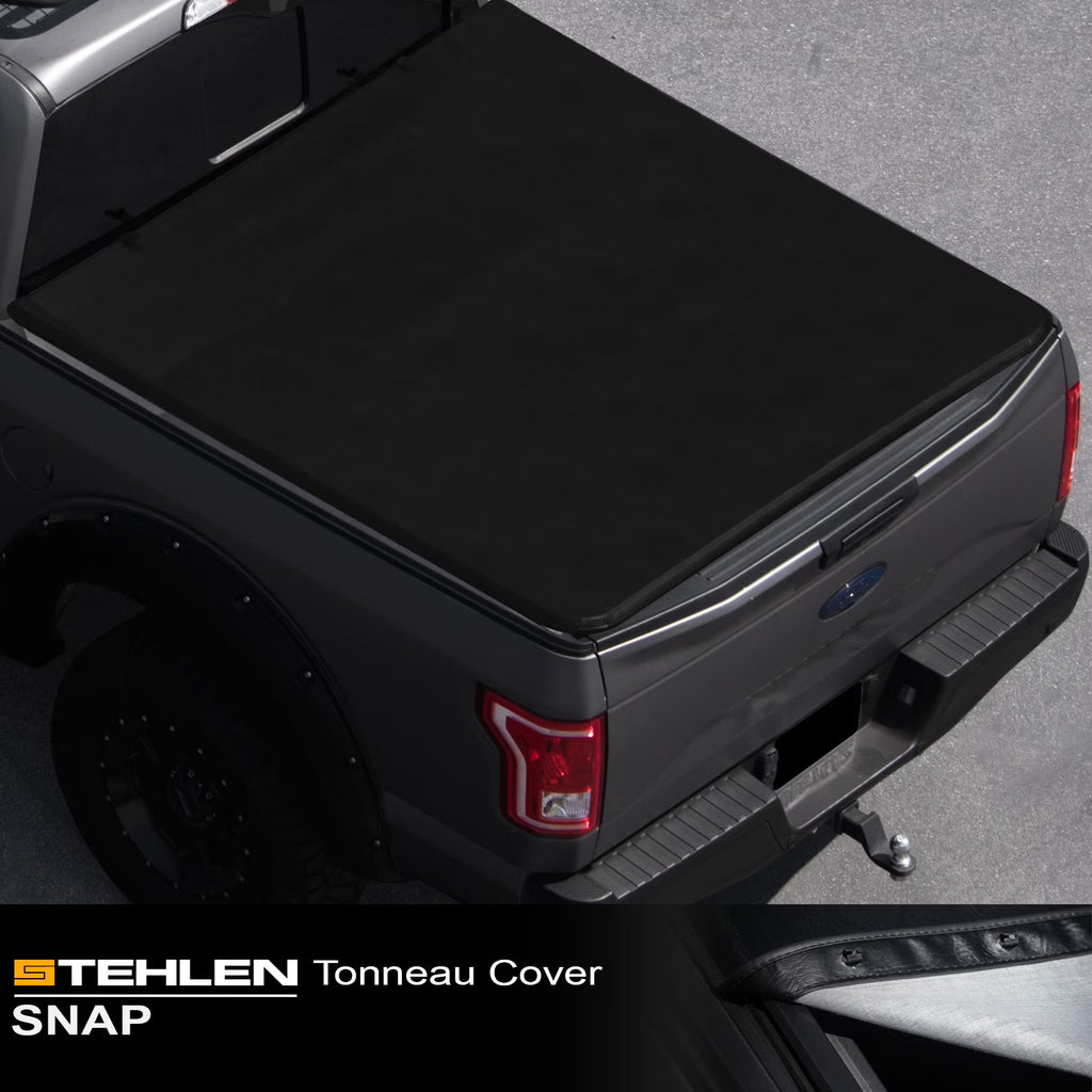Black Hidden Snap Tonneau Cover U602707