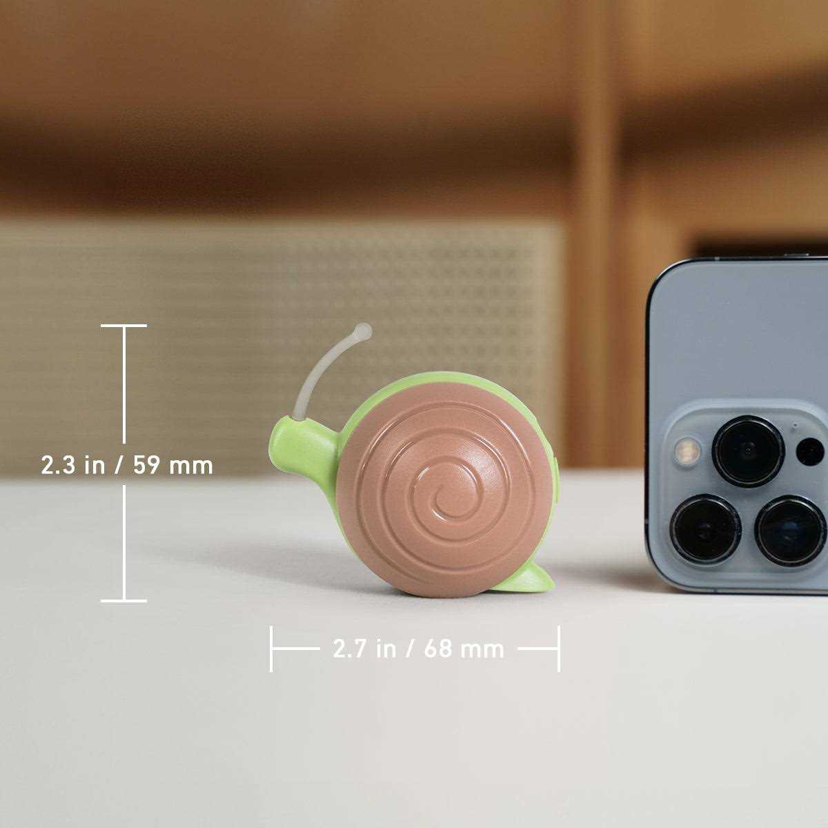 Smart Cat Toy Interactive Running Snail Z6628