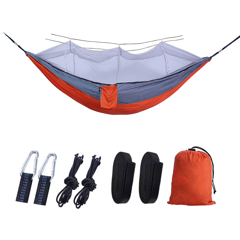 Lightweight Nylon Hammock with Mosquito Net E257