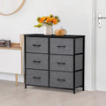 6 Drawer Fabric Storage Dresser W517