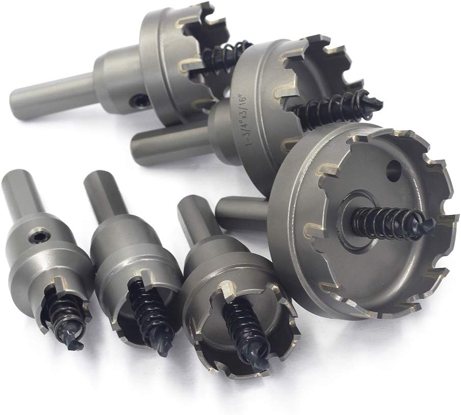 6pcs TCT Hole Saw Set with 3/8 Inch Shank B76596