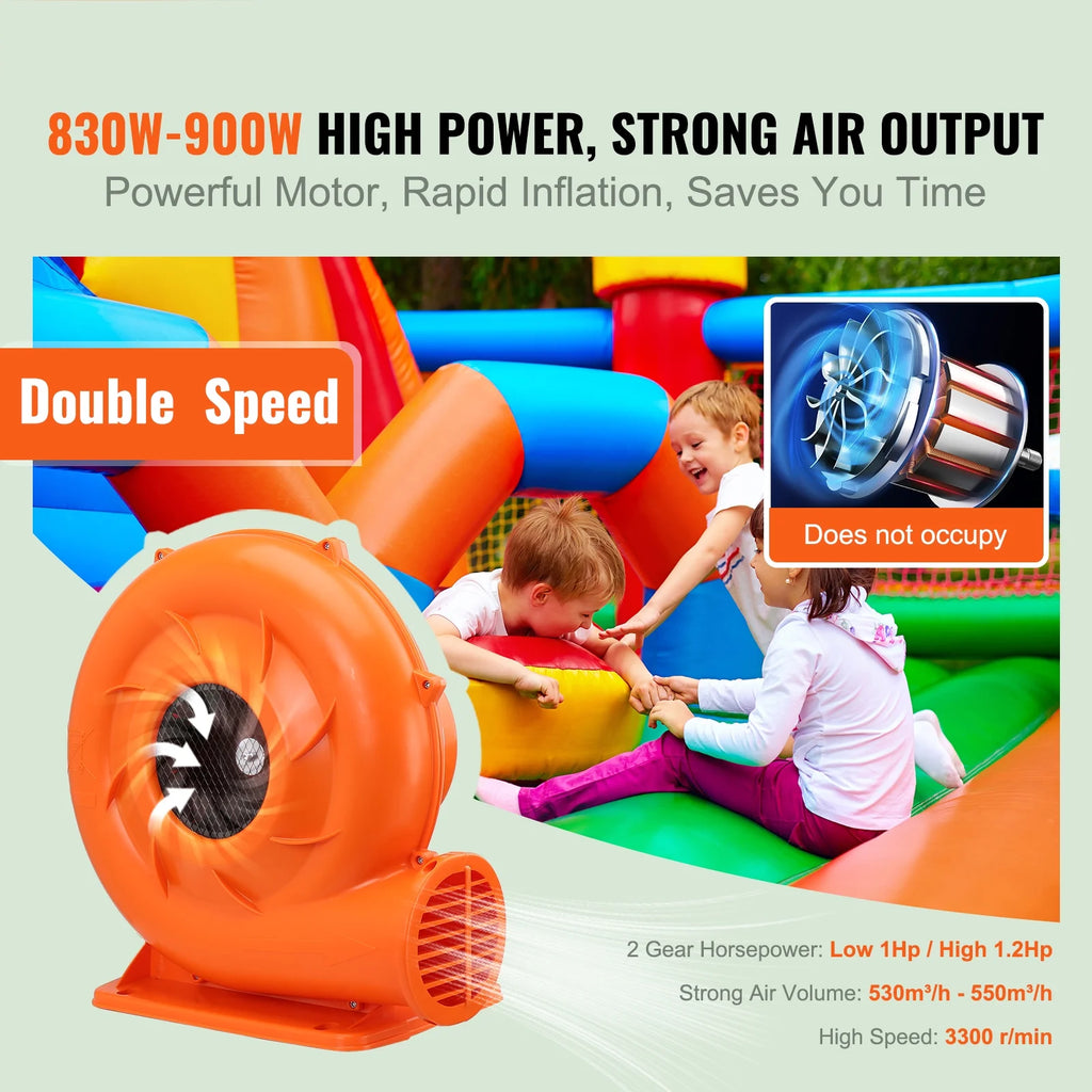 900W Commercial Air Blower for Inflatable Bounce House X7953