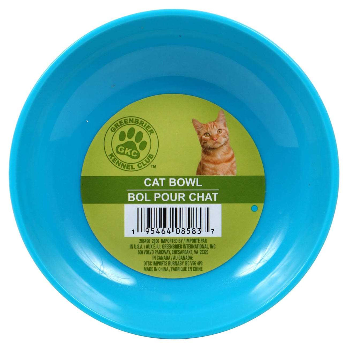 Plastic Non-Slip Cat Bowls E54006