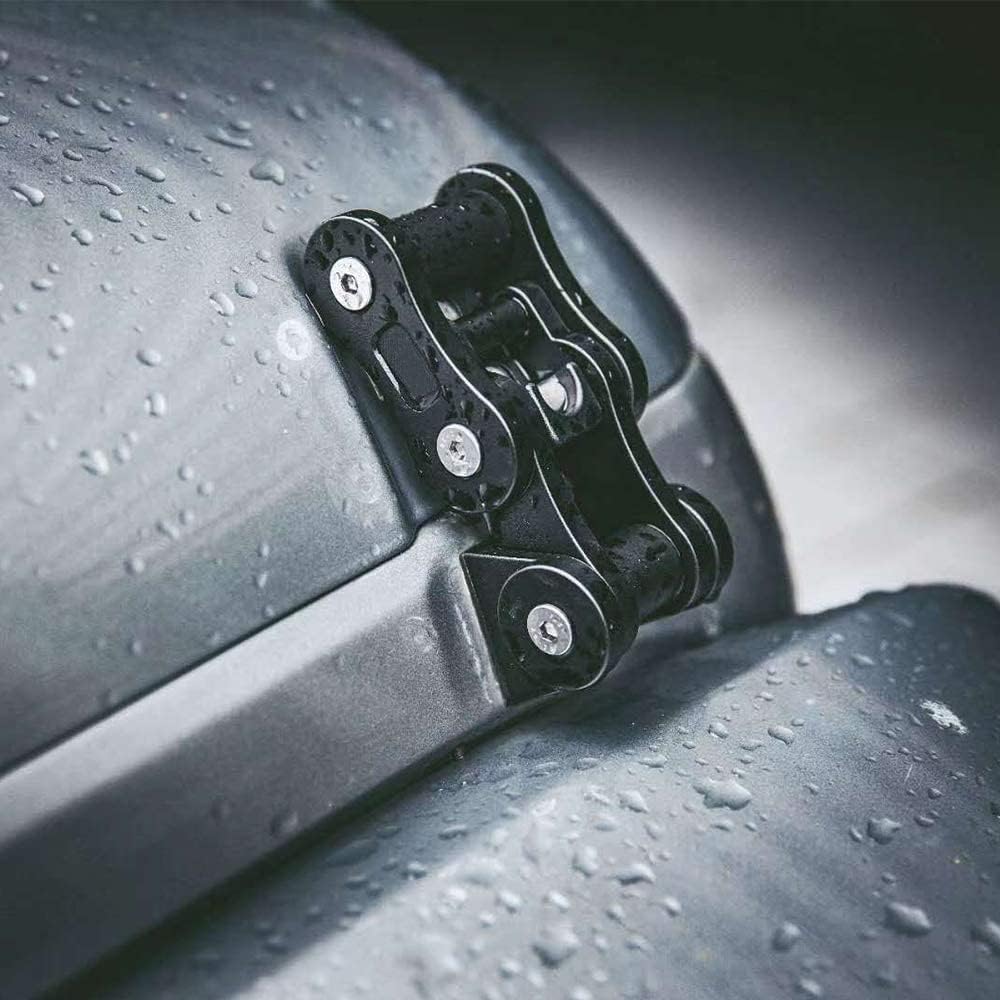 Black Aluminum Hood Latches, 1 Pair N730057