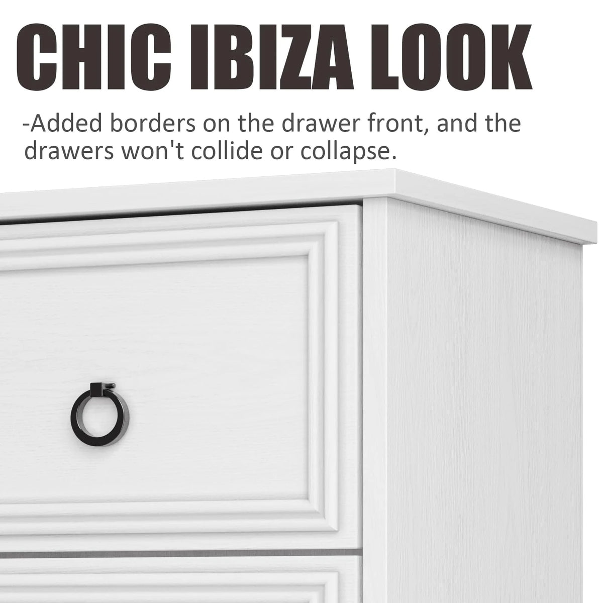 Gray 7 Drawer Wood Dresser M252357