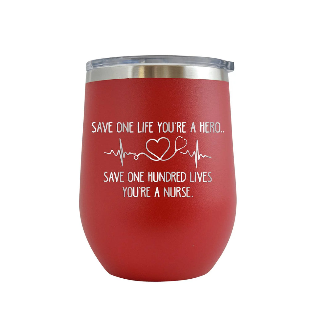 Engraved 12 oz Red Wine Cup Y911795