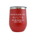 Engraved 12 oz Red Wine Cup Y911795