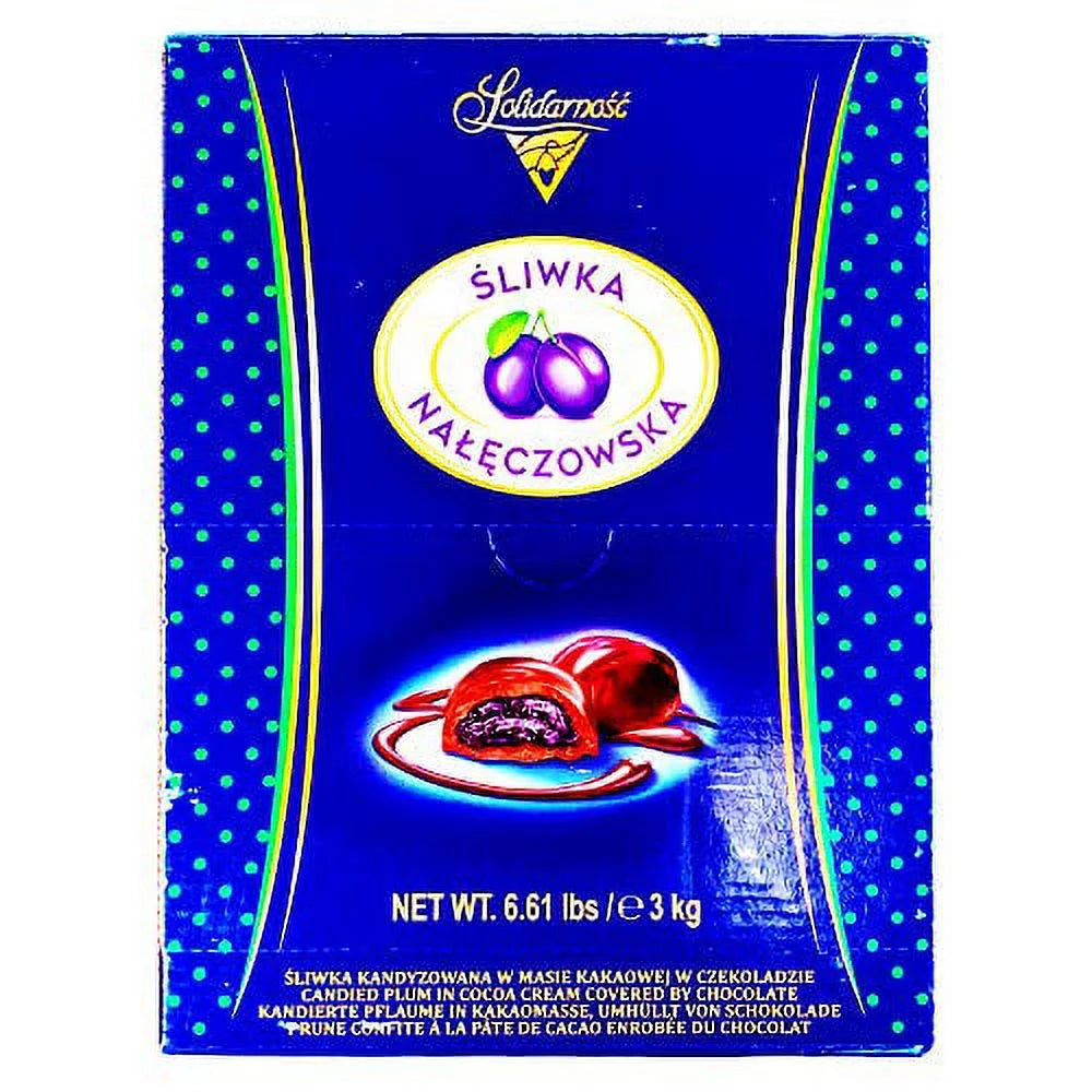 Candied Plums With Cocoa Cream And Chocolate 3 Kg J8071