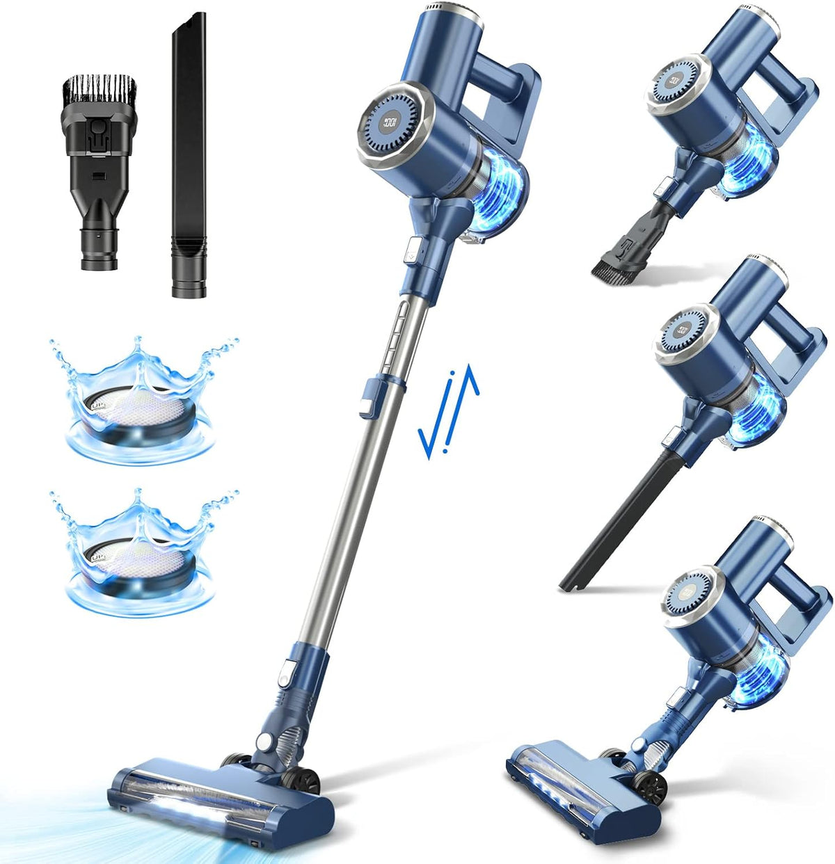 20000Pa Cordless Stick Vacuum with HEPA Filter K974175