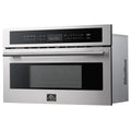 Built-In Microwave Oven with Silver Handles M44690