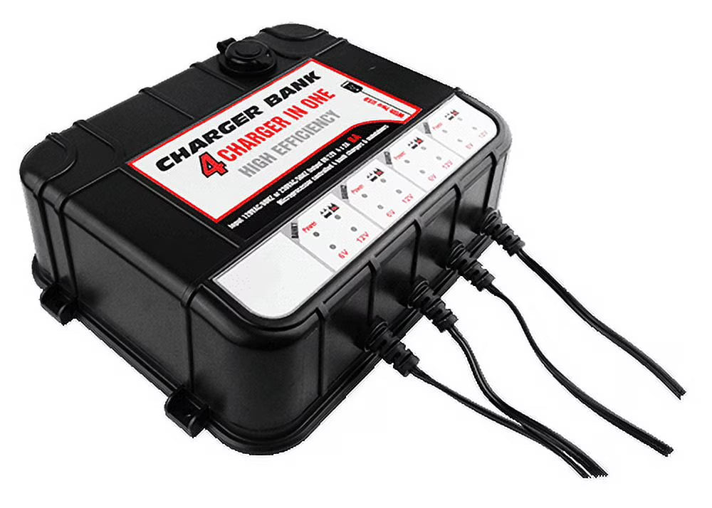 4-Bay Charger Maintainer with USB M4005