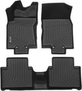 Black Floor Mats Front and Rear Car Carpet N854