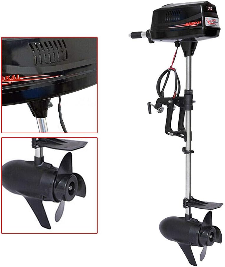 Electric Outboard Motor Boat Engine Tiller Control 7HP 48V 1800W K566