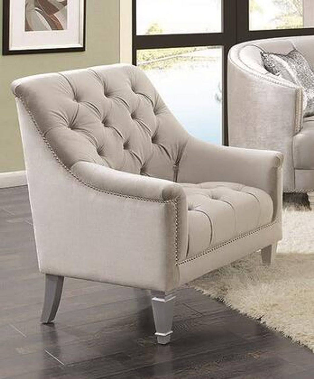 Grey Fabric Chair C74422