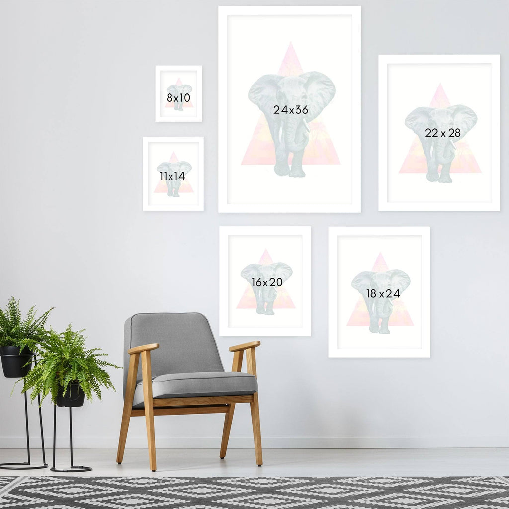 2 Piece White Framed Print Set V42285