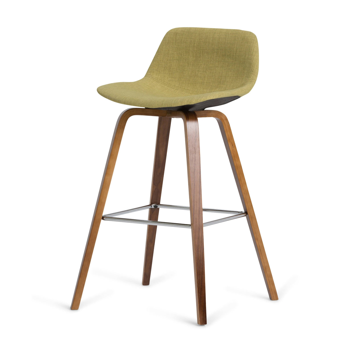 Set of 2 Dark Brown Bentwood Counter Height Barstools E87394