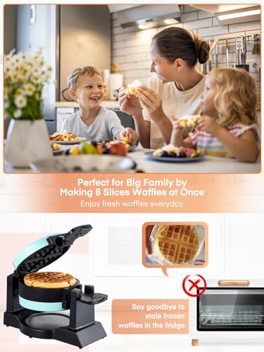 1400W Double Belgian Waffle Maker S164853