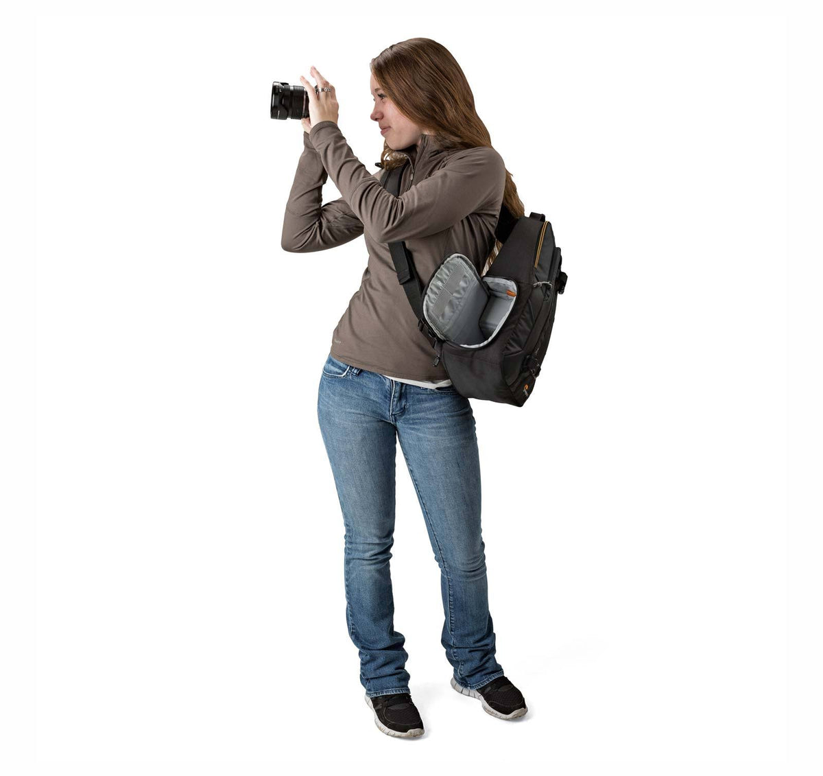 Black Camera Sling Bag T321