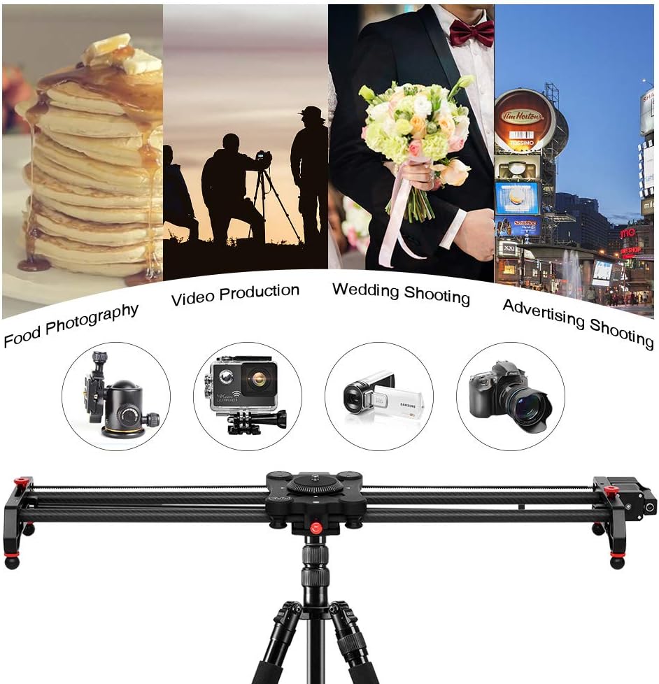 Motorized Camera Slider with Remote Controller V8054