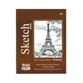 30 Ct 8.5 inch x 11 inch Spiral Sketch Book N58159