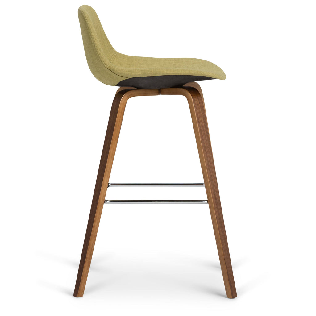 Set of 2 Dark Brown Bentwood Counter Height Barstools E87394