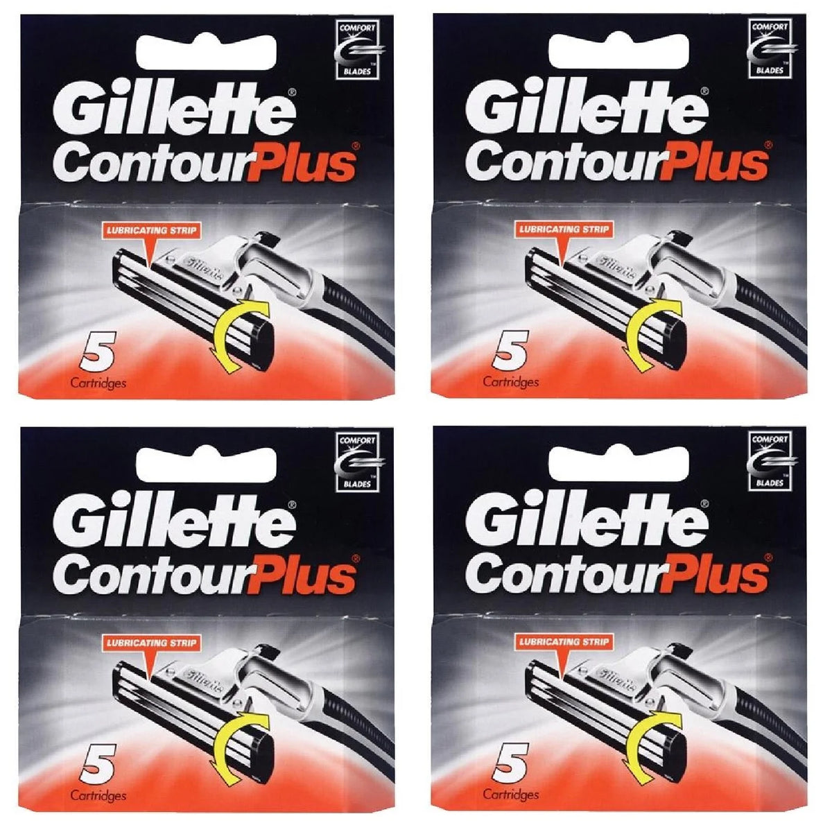Refill Blade Cartridges, 5 Count (Pack of 4) A548
