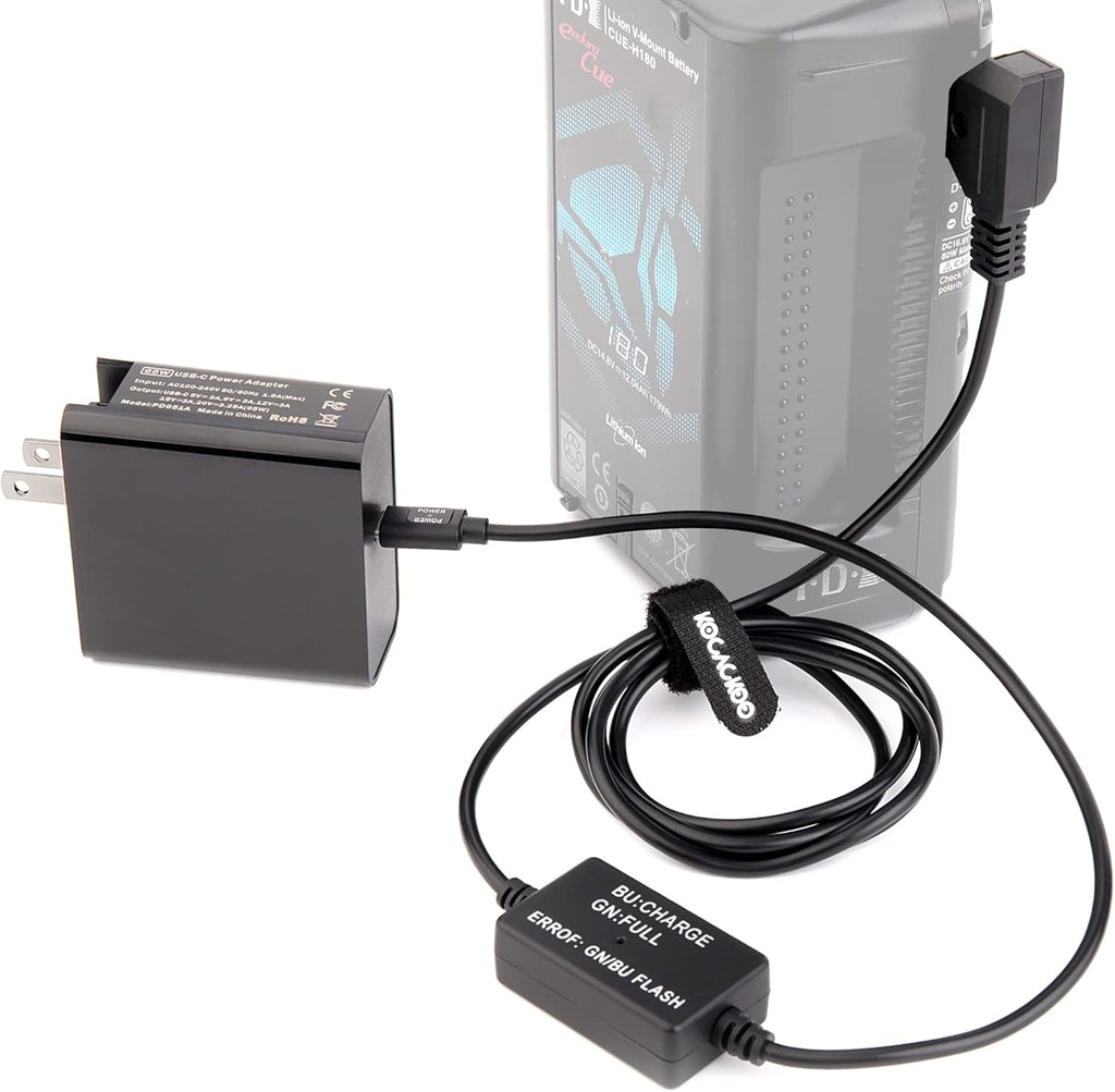 D-Tap Battery Quick Charge Power Adapter Kit for V-Mount Batteries Z214566
