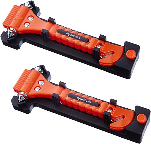 Emergency Seat Belt Cutter and Window Hammer Tool, 2 Pack V86707