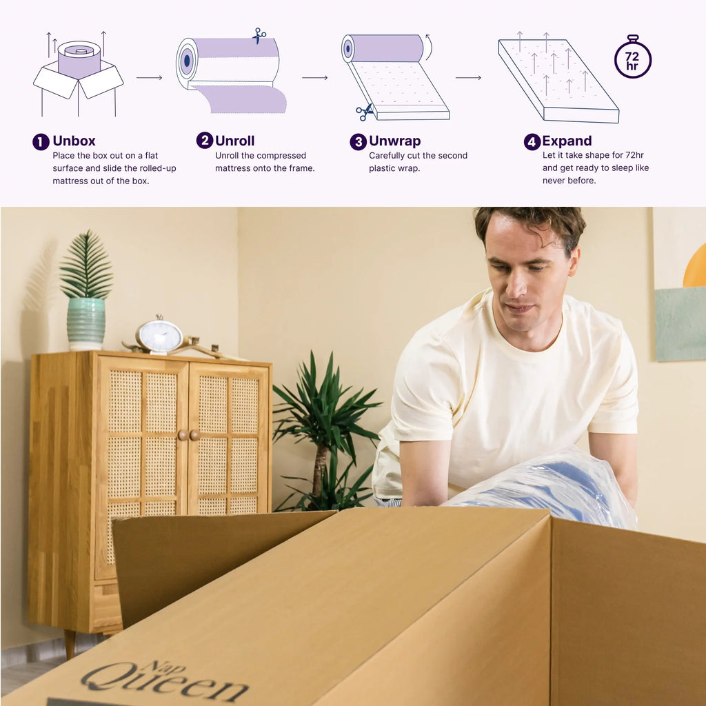 Queen Size Hybrid Memory Foam Pocket Spring Mattress N5671