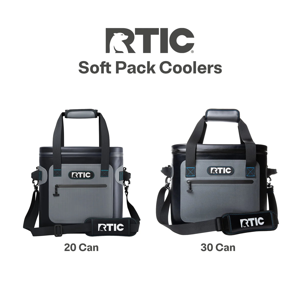 20 Can Soft Pack Cooler Blue/Grey L18359