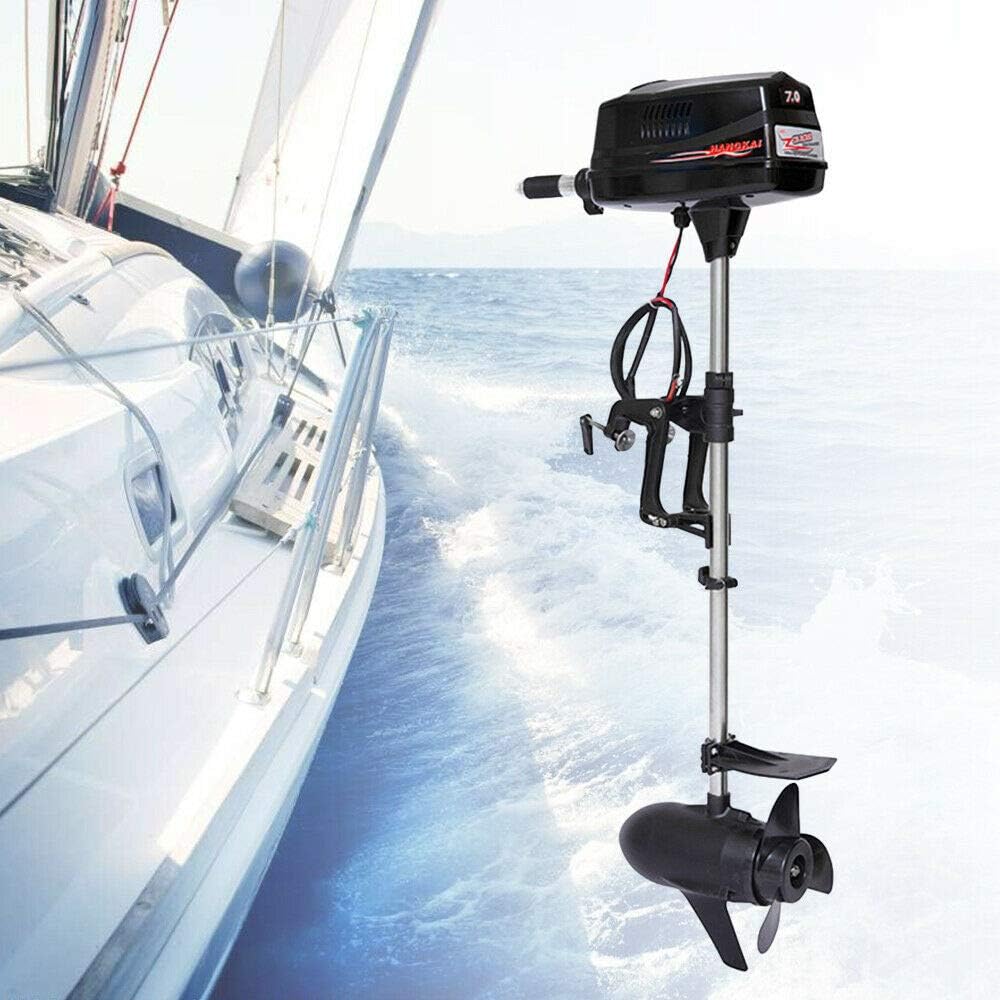 Electric Outboard Motor Boat Engine Tiller Control 7HP 48V 1800W K566