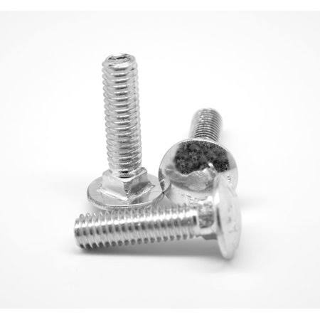 3/8 inch-16 x 1 inch Coarse Thread Grade 5 Carriage Bolt Medium Carbon Steel Zinc Plated Pk 500 B2538
