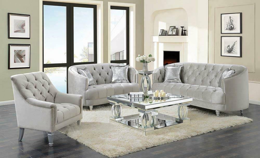Grey Fabric Chair C74422
