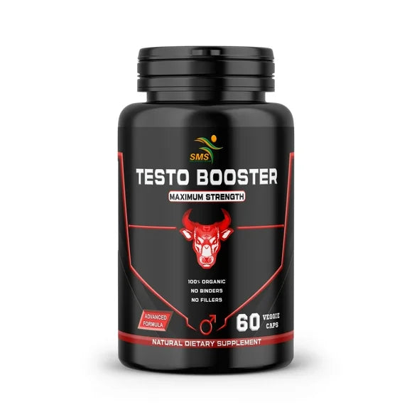 Dietary Supplement with Tongkat Ali, Tribulus, Black Ginseng & Fenugreek, 60 Veggie Capsules U584409