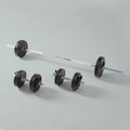 110lb Adjustable Weight Set with Barbell and Dumbbells S9747