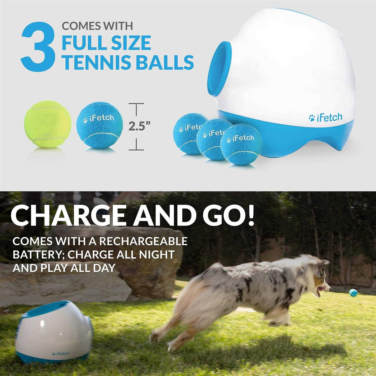 Interactive Ball Launcher Dog Toy Q1134