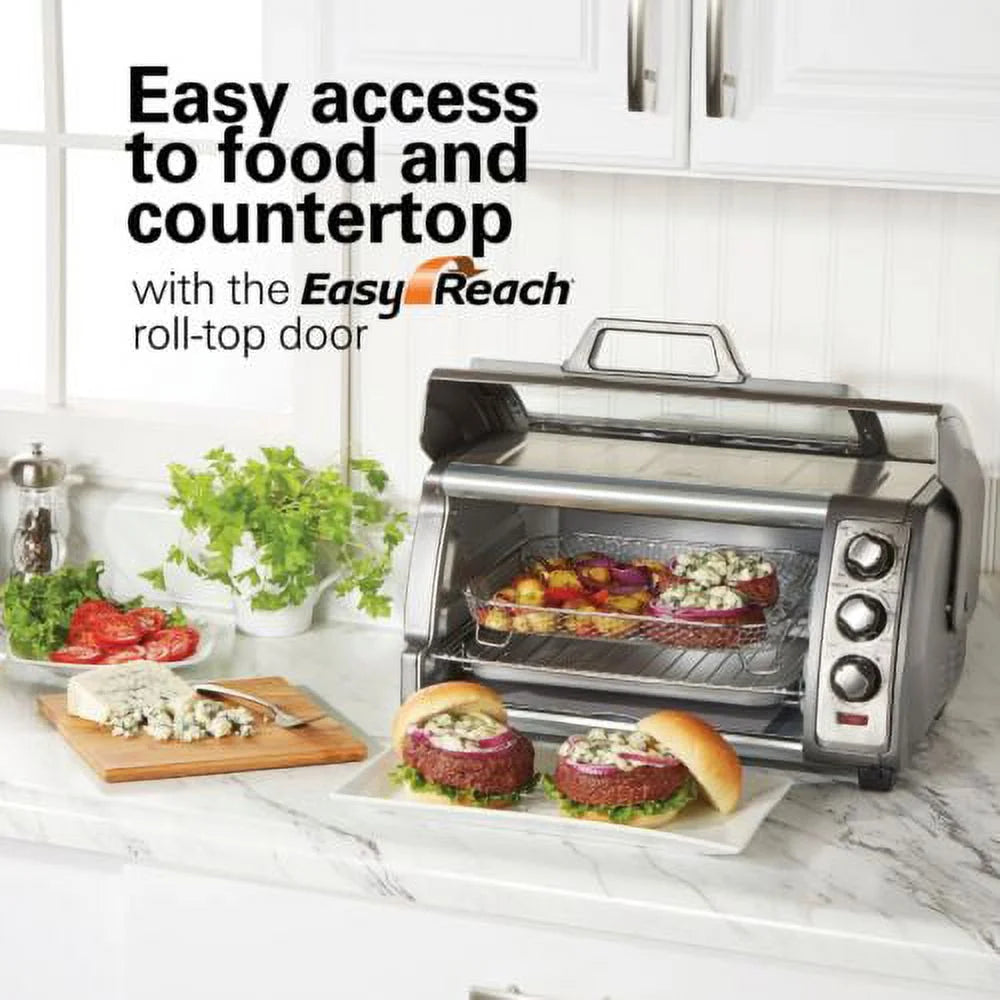 6 Slice Stainless Steel Air Fryer Toaster Oven N640