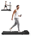 Black Portable Walking Pad Treadmill T249706