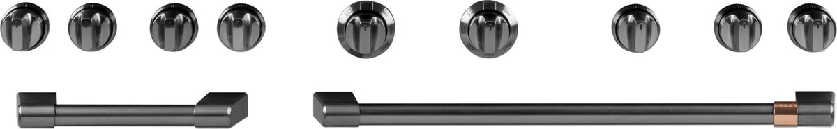 Brushed Black Handle and Knob Kit E51494