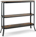 Industrial 3-Tier Narrow Console Table with Open Shelves Y6706