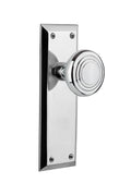 Bright Chrome Passage Door Knob Y477