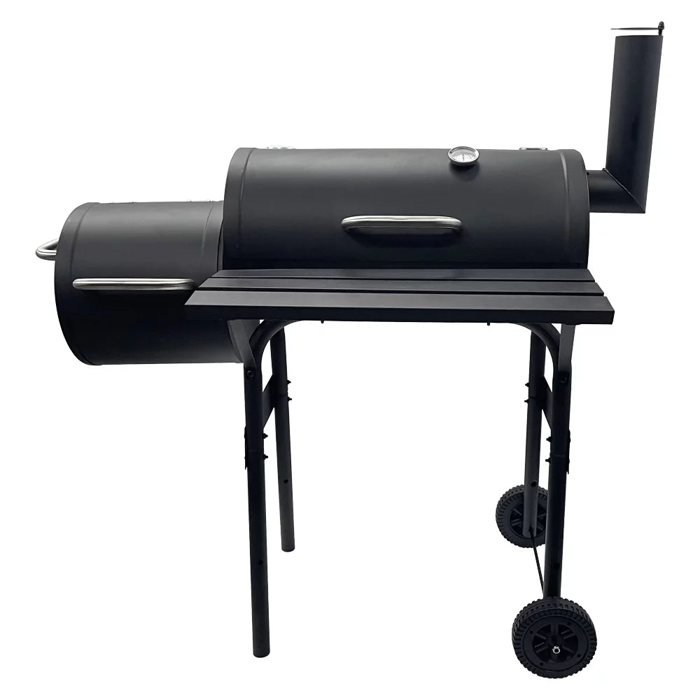 Charcoal Grill Offset Smoker with Cover V330553