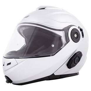 Silver Modular Bluetooth Helmet I84272