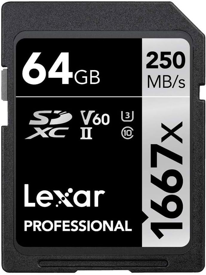 64GB SDHC/SDXC UHS-II Memory Card (3-Pack) F5958