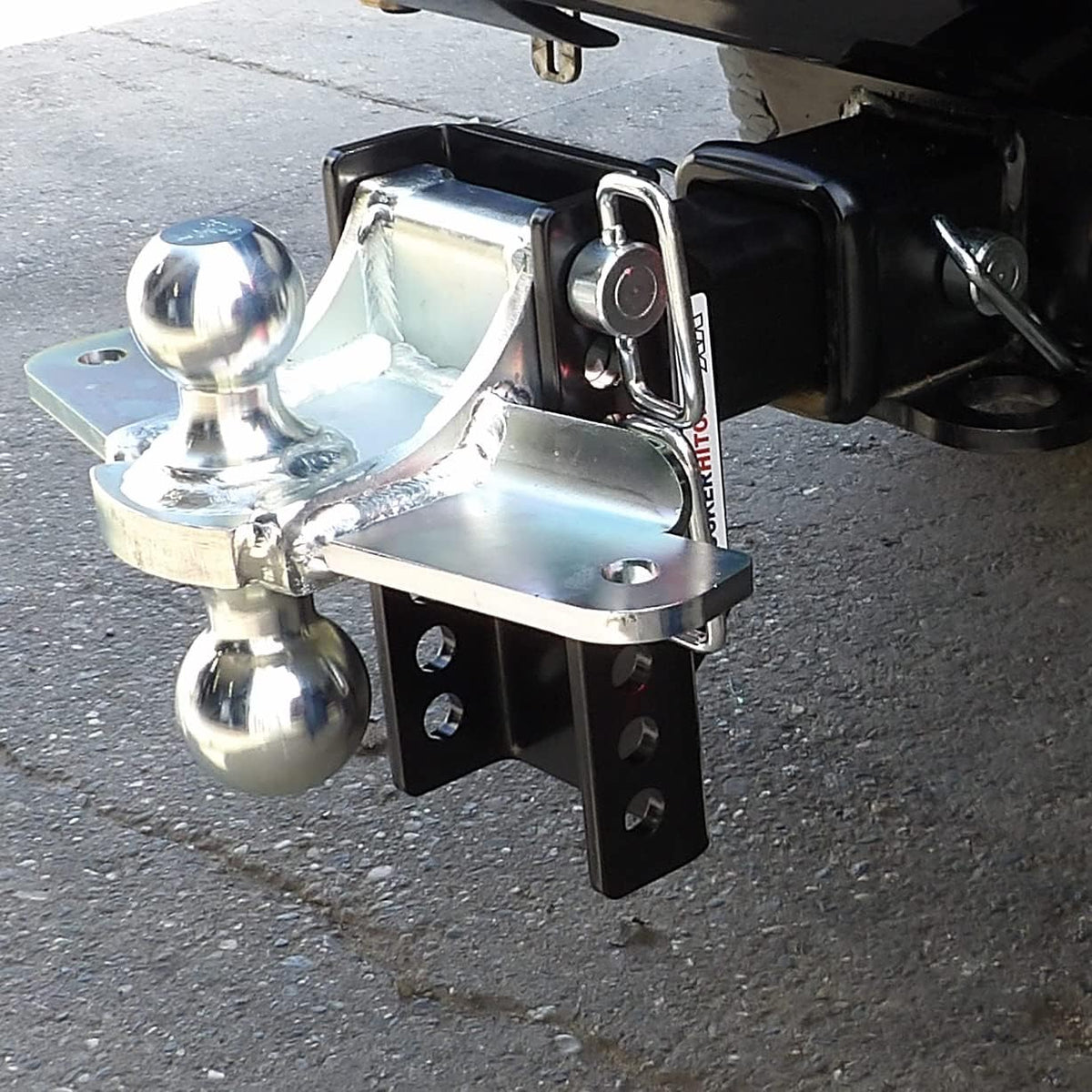 Combo Ball Mount with Sway Control Tabs, 12,000 lbs, Fits 2-1/2" Hitch H905